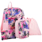 18" Backpack Combo Sets - 4 Pieces, Palm Leaves image number null