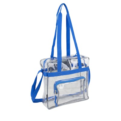 Wholesale Eastsport Clear NFL Approved Stadium Tote - Royal Blue