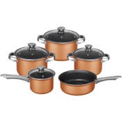 Non-Stick Copper Cookware Sets - 9 Pieces