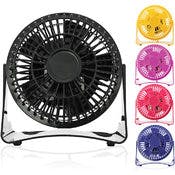 Desk Fans - Assorted Colors, 4"