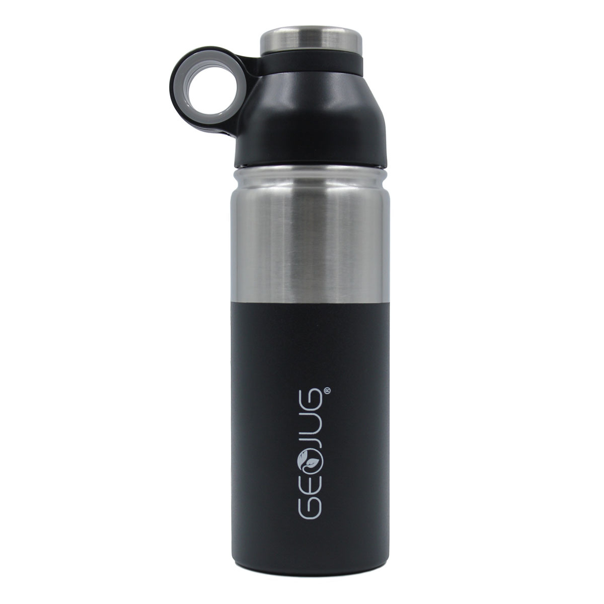 18 Oz Wide Mouth Water Bottle With Spout Lid