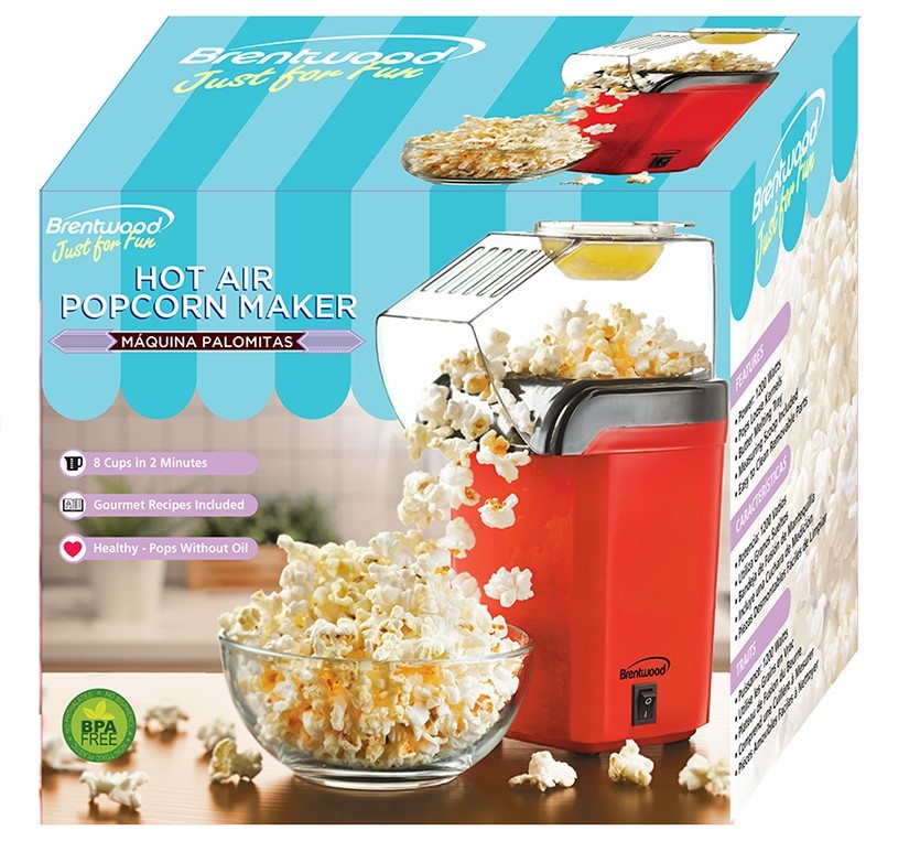 Hot Air Popcorn Maker, Teal