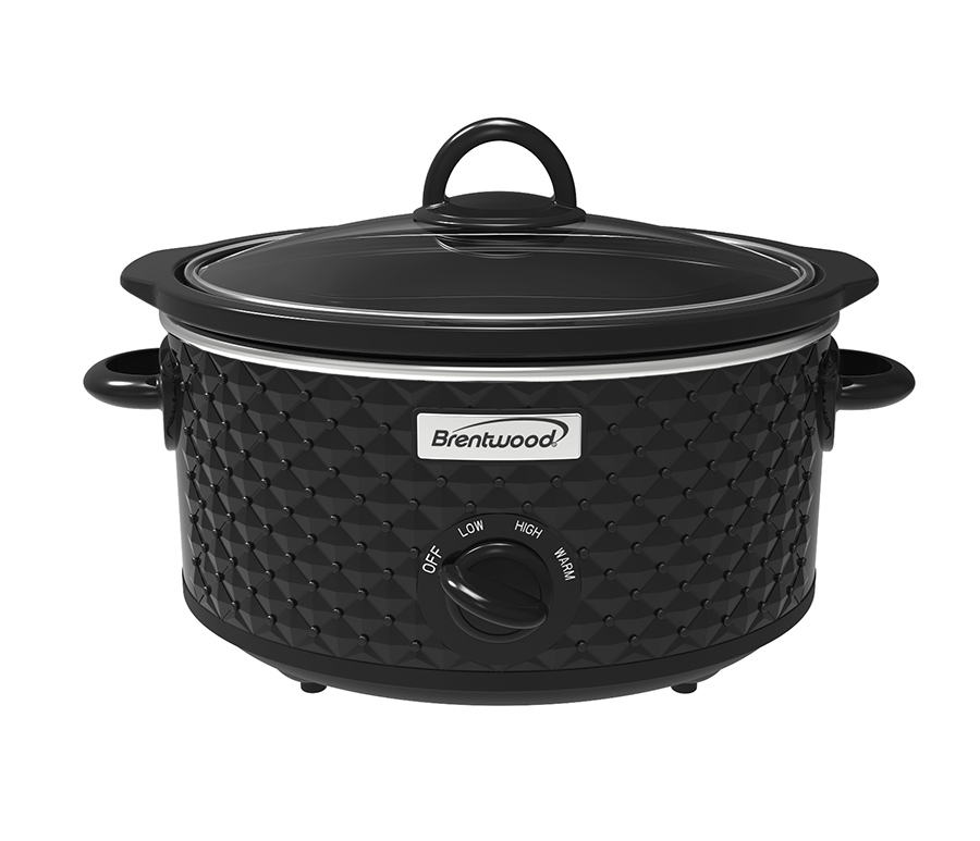 Brentwood Appliances 3.5 Qt. Stainless Steel Slow Cooker with