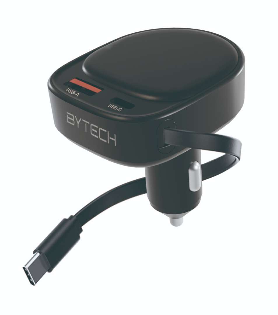 Type C Car Charger - Black