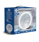 LED Vanity Mirror With Bluetooth Speaker - White