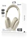 iHome Wireless Headphones with Active Noise Cancelling - Beige
