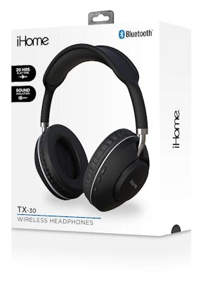 iHome TX-30 Wireless Headphones - Black