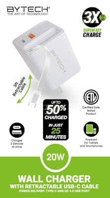 Type C Wall Chargers - White