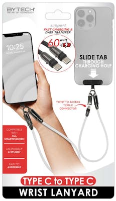 Type C Phone Lanyard Cables - Assorted Colors