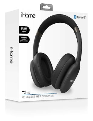 iHome TX-42 Wireless Headphones - Black