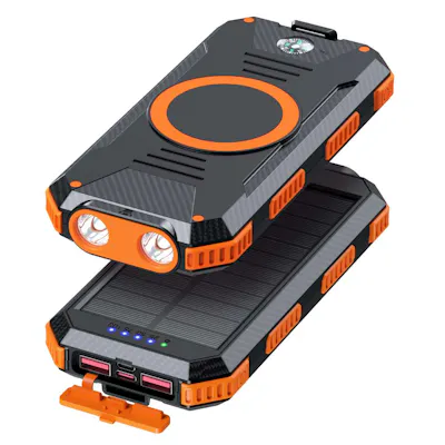 Wireless Solar Power Banks - Black