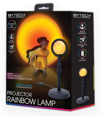 Projector Rainbow Lamp - Black