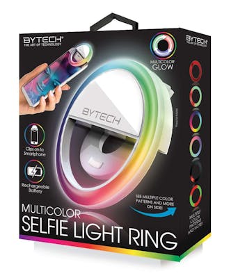 Clip On Selfie Light - Multicolor