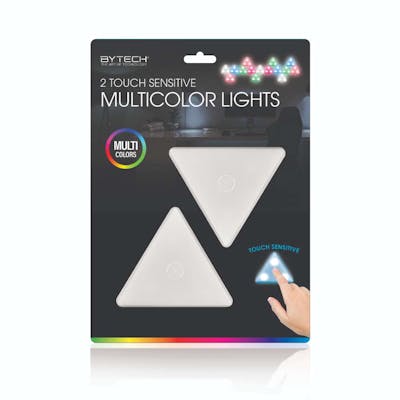 Triangle Touch Sense Lights - Multicolor