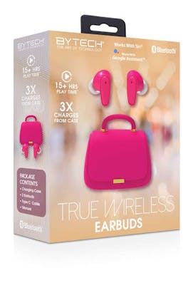 True Wireless Bluetooth Earbuds - Assorted