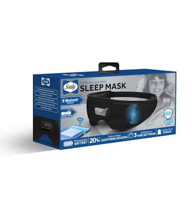 Sleep Headband With Bluetooth Earphone - Black