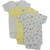 Girls' Printed Short Sleeve Rompers, Assorted, Large