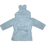 Fleece Robes with Hoodie, Newborn, Blue