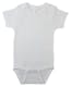 Interlock Short Sleeve Infant Onesies - White, Medium (1 of 2)