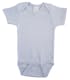 Interlock Short Sleeve Onesies, Blue, Medium (1 of 2)