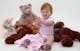 Interlock Short Sleeve Onesies, Pink, Newborn (2 of 3)