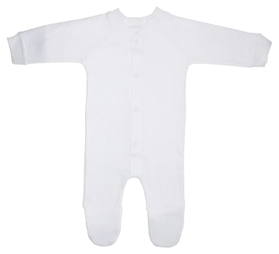 Closed-Toe Romper, White, Medium
