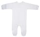 Closed-Toe Romper, White, Medium