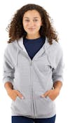 Adult Zipper Hoodies - Gray, S-XL