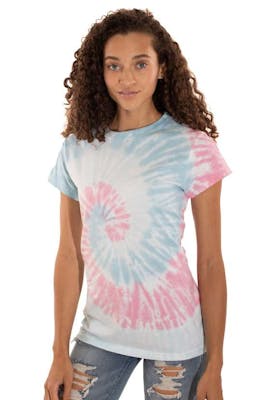 Women's T-Shirts - Spiral Tie Dye, S-XL