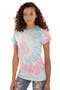 Women's T-Shirts - Spiral Tie Dye, S-XL (1 of 6)