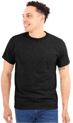 Adult Promotional T-Shirts - Heather Black, S-XL