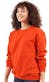 Adult Crewneck Sweatshirts - Orange, S-XL