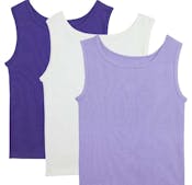Girls Cotton Tanks - Size Small, 3pk