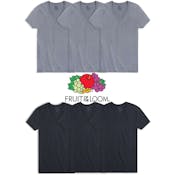 Mens Cotton V-Neck Undershirts Size - 3XL, 6 Pack, 12pcs