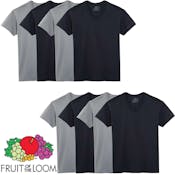 Men's Cotton V-Neck Undershirts - Size Medium, 8 Pack, 12pcs