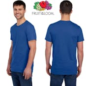 Fruit of the Loom Unisex T-Shirts - Size Small, Royal Blue