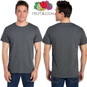 Fruit of the Loom Unisex T-Shirts - Size 3XL, Charcoal Heather