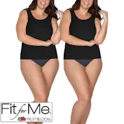 Plus Size Microfiber Tank Tops - Size 2XL, 2pk