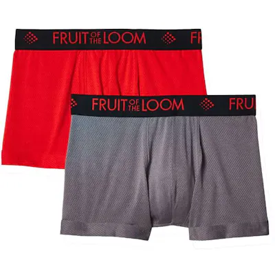 Fruit Of the Loom Men's Boxer Briefs - Size 2XL, 2-Pack, 12pc