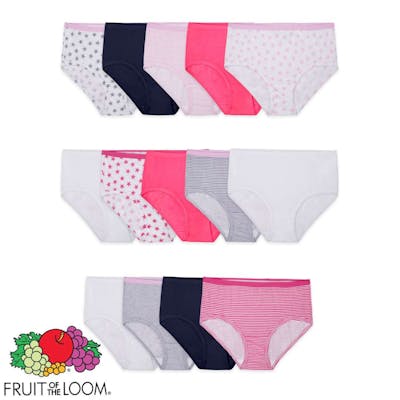 Girls Brief Underwear - Size 10, 14 Pack