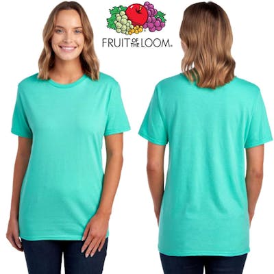 Unisex Cotton T-Shirts - Size Small, Mint Blue
