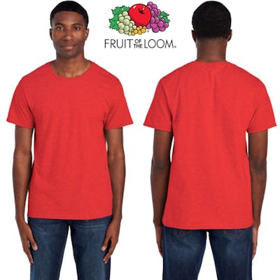 Unisex T-Shirts - Size 2X, Fiery Red