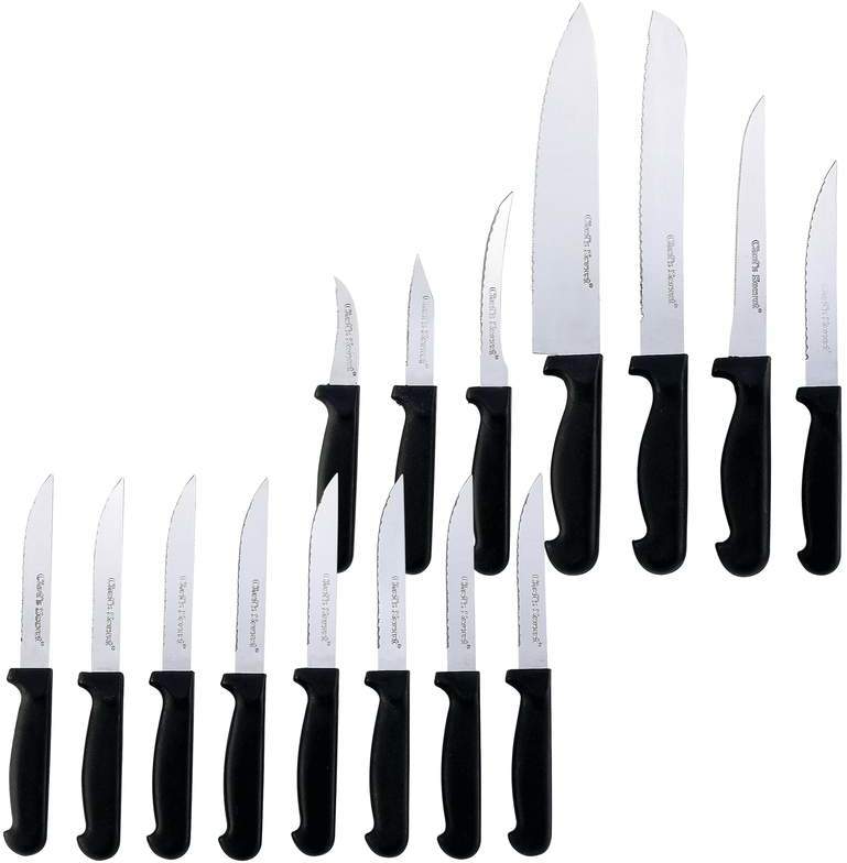 Wholesale Chef's Secret 15 piece Surgical Stainless Steel Knife Set is