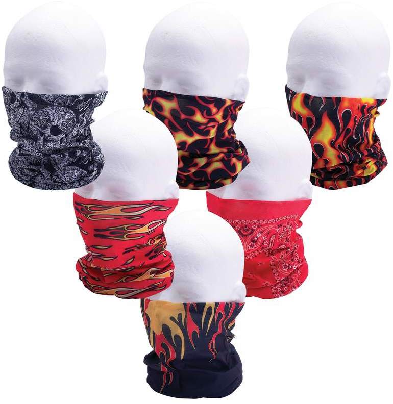 Wholesale Casual Outfitters Printed Neck Gaiter DollarDays
