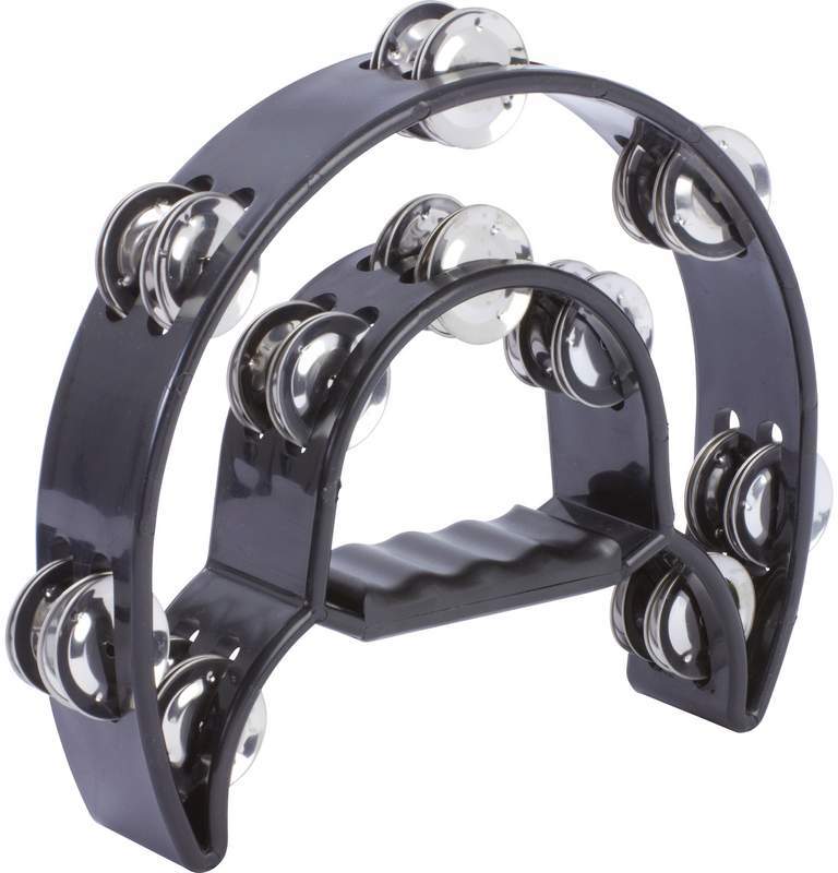 Wholesale Maxam Black Double Cutaway Tambourine DollarDays