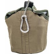 Aluminum Canteen with Cover - Carabiner, 32 oz