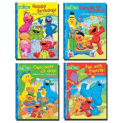 Wholesale Sesame Street Jumbo Coloring Activity Book | DollarDays