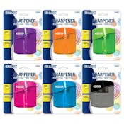 Sharpeners - Dual Blades, Shavings Receptacle, Assorted Colors