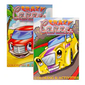 Crazy Carzzz Coloring & Activity Books - Jumbo