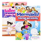 Coloring & Activity Books - Mermaids & Ballerinas